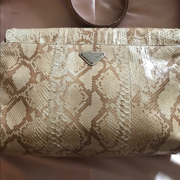 PRADA leather Python 🐍 snake skin bag - Picture 2 of 16